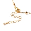 Handmade Brass Satellite Chain Bracelets Making Accessories AJEW-JB01025-02-4