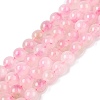 Dyed Natural White Jade Beads Strands G-T138-6mm-210-20-4