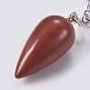 Natural Red Jasper Keychain KEYC-P041-B06-3