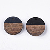 Resin & Walnut Wood Pendants RESI-S358-02C-08-1-2
