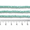 Electroplate Opaque Glass Beads Strands EGLA-A035-P3mm-A14-4