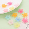 Frosted Acrylic Bead Caps X-MACR-S371-08A-6