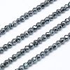 Synthetic Non-magnetic Synthetic Hematite Beads Strands G-J002-06F-1