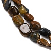Natural Pietersite Beads Strands G-A286-A01-01-4