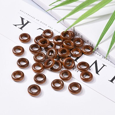 Donut Wooden Linking Rings X-WOOD-Q014-12mm-07-LF-1