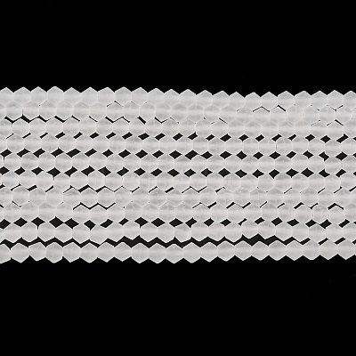 Imitate Austrian Crystal Frosted Glass Beads Strands EGLA-A039-T2mm-MD13-1