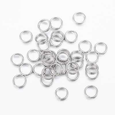 Tarnish Resistant 304 Stainless Steel Split Rings STAS-H413-04P-B-1