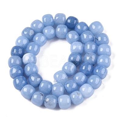 Dyed Natural White Jade Beads Strands X-G-T138-S12-1