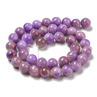 Dyed Natural White Jade Beads Strands G-F764-03B-1