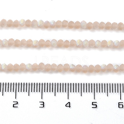 Imitation Jade Glass Beads Strands EGLA-A034-T2mm-MB20-1