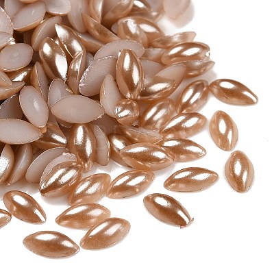 ABS Plastic Imitation Pearl Cabochons SACR-R756-6x3mm-Z49-1