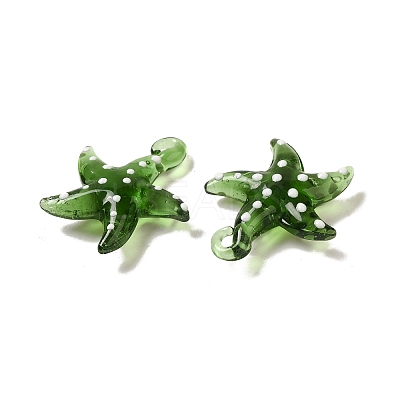 Handmade Lampwork Pendants LAMP-G162-07D-1