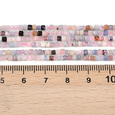 Natural Morganite Beads Strands G-L628-D04-2x2mm-1