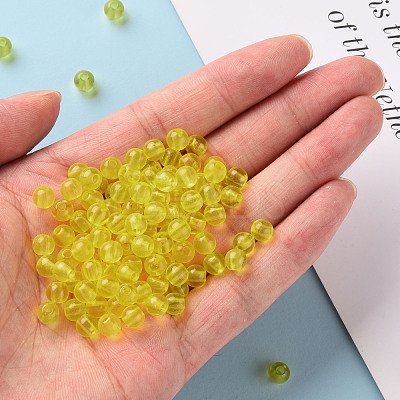 Transparent Acrylic Beads MACR-S370-A6mm-717-1