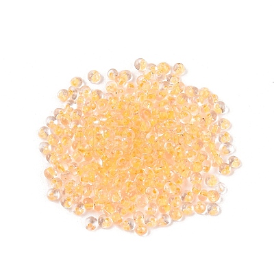8/0 Inside Colours Transparent Glass Seed Beads SEED-T007-06F-1