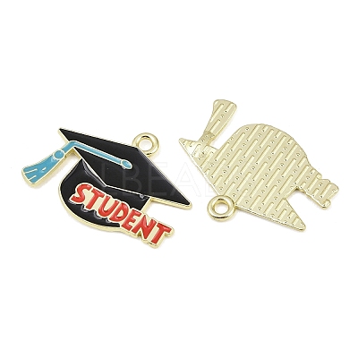 Alloy Enamel Pendants ENAM-L055-01B-02-1