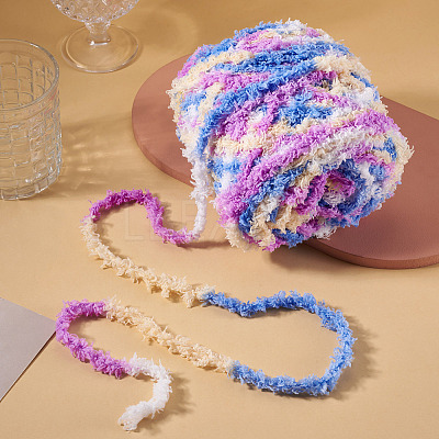 Segment Dyed Super Bulky Polyester Yarn YCOR-TADJ0001-02A-1