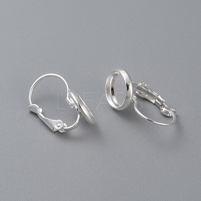 304 Stainless Steel Leverback Earring Settings LS-STAS-F191-03S-14mm-1