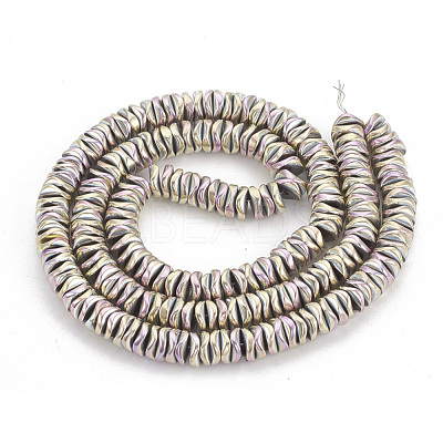 Electroplate Non-magnetic Synthetic Hematite Beads Strands X-G-N0322-01C-1