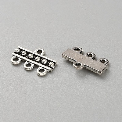 100Pcs Tibetan Style Alloy Chandelier Component Links FIND-WH0431-31D-1