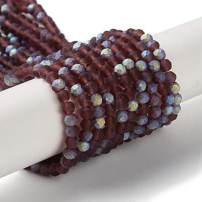 Imitation Jade Glass Beads Strands EGLA-A034-T3mm-MB13-1