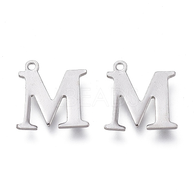 Tarnish Resistant 304 Stainless Steel Charms STAS-H112-M-P-1