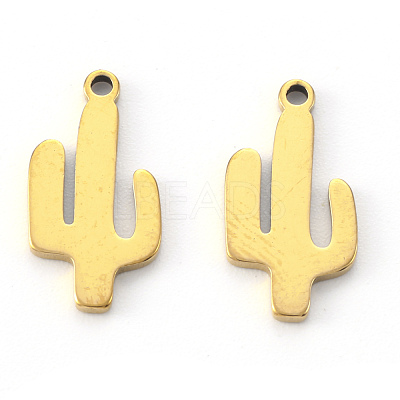 PVD Vacuum Plating 201 Stainless Steel Pendants STAS-N092-103G-1