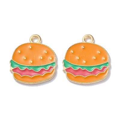 Alloy Enamel Pendants ENAM-O001-11V-G-1