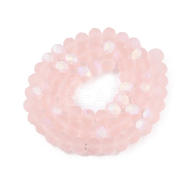 Transparent Glass Beads Strands LS-EGLA-A044-T8mm-MB22-1