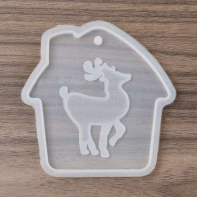 Christmas Theme DIY Silicone Pendant Molds LS-SIMO-G007-01E-1
