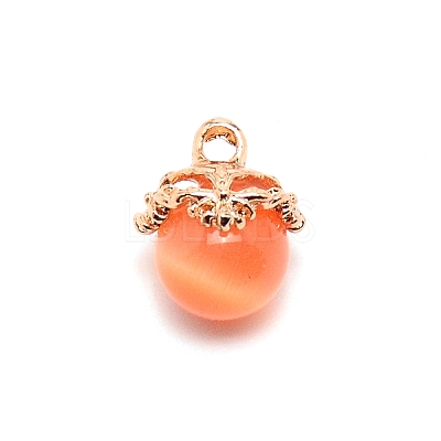 Cat Eye Glass Charms CE-TAC0001-01KCG-03-1