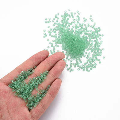 8/0 Transparent Glass Seed Beads SEED-S048-H-011-1