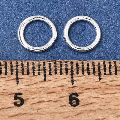 Brass Open Jump Rings KK-CBA1A60-06F-S-1