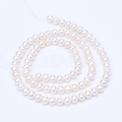 Natural Cultured Freshwater Pearl Beads Strands PEAR-R063-09-1