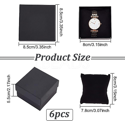Kraft Paper Cardboard Jewelry Boxes LS-CBOX-BC0001-23-1