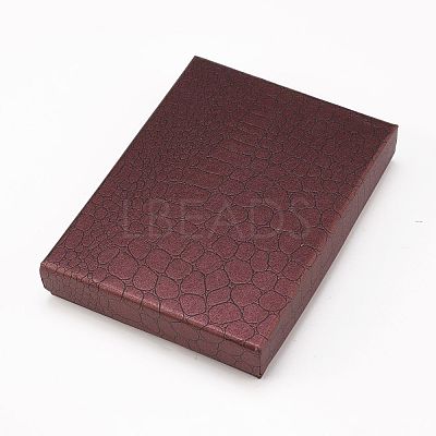 Python Pattern Cardboard Jewelry Set Boxes CBOX-L007-008D-1