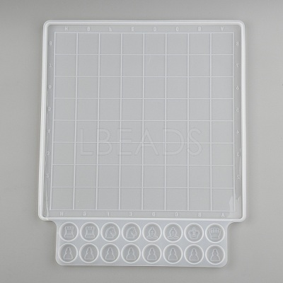 Chess Pieces & Chessboard Silicone Molds DIY-J003-04-1