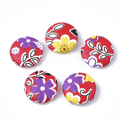 Imitation Leather Cabochons WOVE-S118-17C-1