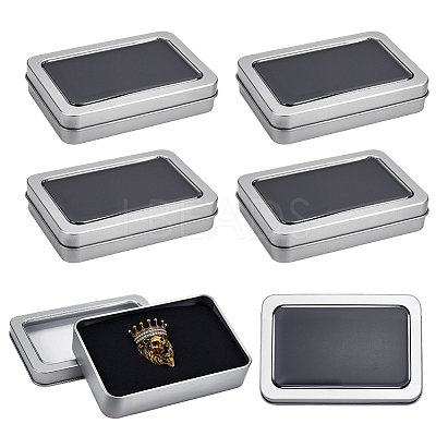 Tinplate Storage Boxes AJEW-WH0696-441-1