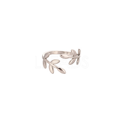 304 Stainless Steel Cuff Open Rings WG6616C-02-1