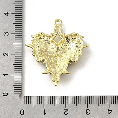 Alloy Black Enamel Gothic Style Pendants PALLOY-R157-06G-06B-1
