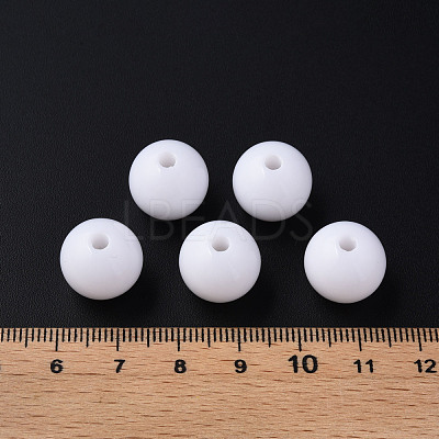 Opaque Acrylic Beads MACR-S370-C14mm-01-1