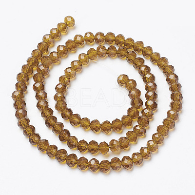 Glass Beads Strands EGLA-A034-T1mm-D02-1
