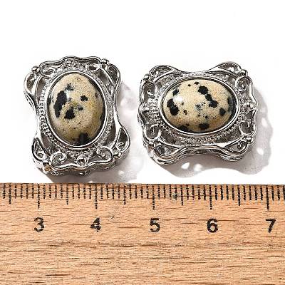 Natural Dalmatian Jasper Multi-Strand Links KK-M304-05P-09-1