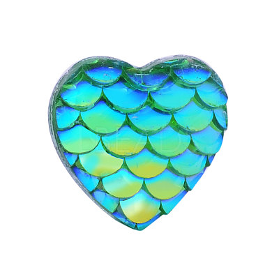 Resin Cabochons CRES-Q191-HA028-6-1