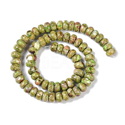 Dyed Synthetic Imperial Jasper Beads Strands G-P529-E01-A04-1