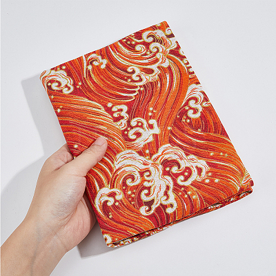 Cotton and Linen Book Covers AJEW-WH0348-447A-1