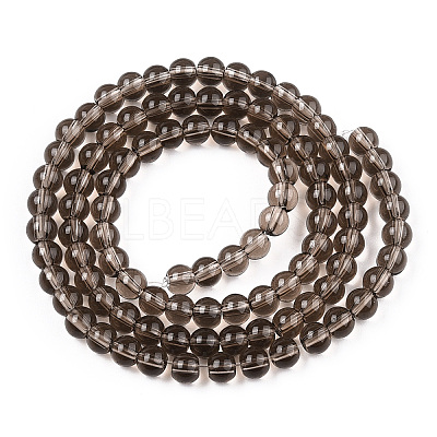 Transparent Glass Beads Strands GLAA-T032-T4mm-02-1