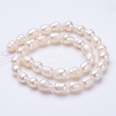Natural Cultured Freshwater Pearl Beads Strands PEAR-P002-27-1