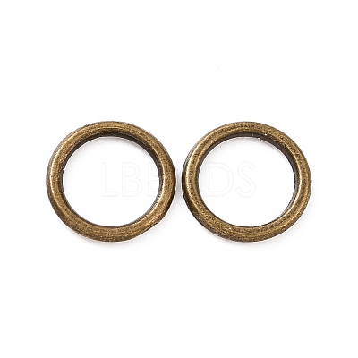 Alloy Soldered Closed Jump Rings KK-WH0052-05C-AB-1